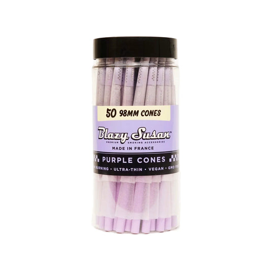 98mm 50pk Cones | Purple