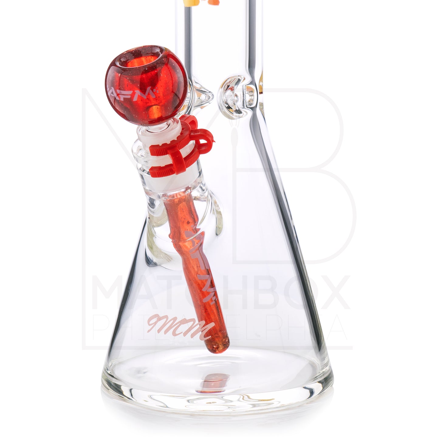 18" 9mm Gradient Beaker | Red