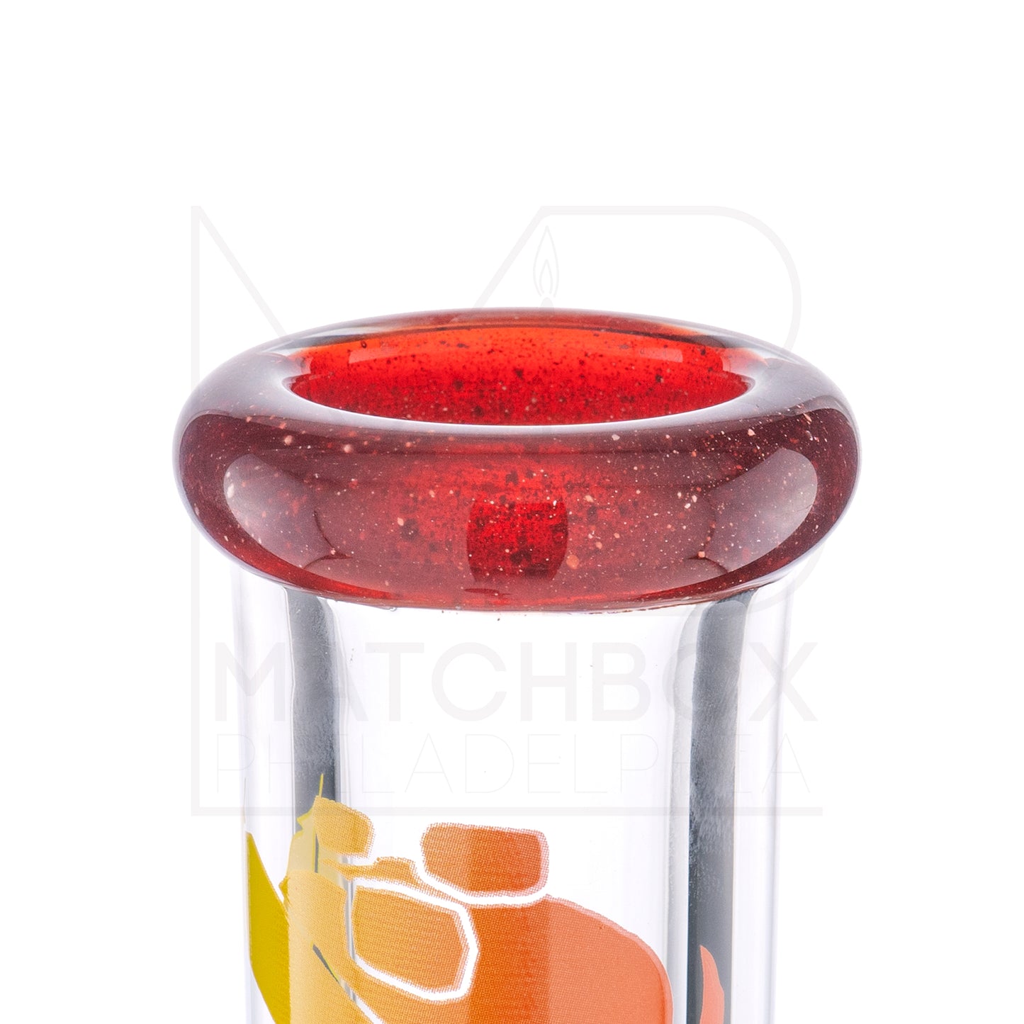 18" 9mm Gradient Beaker | Red