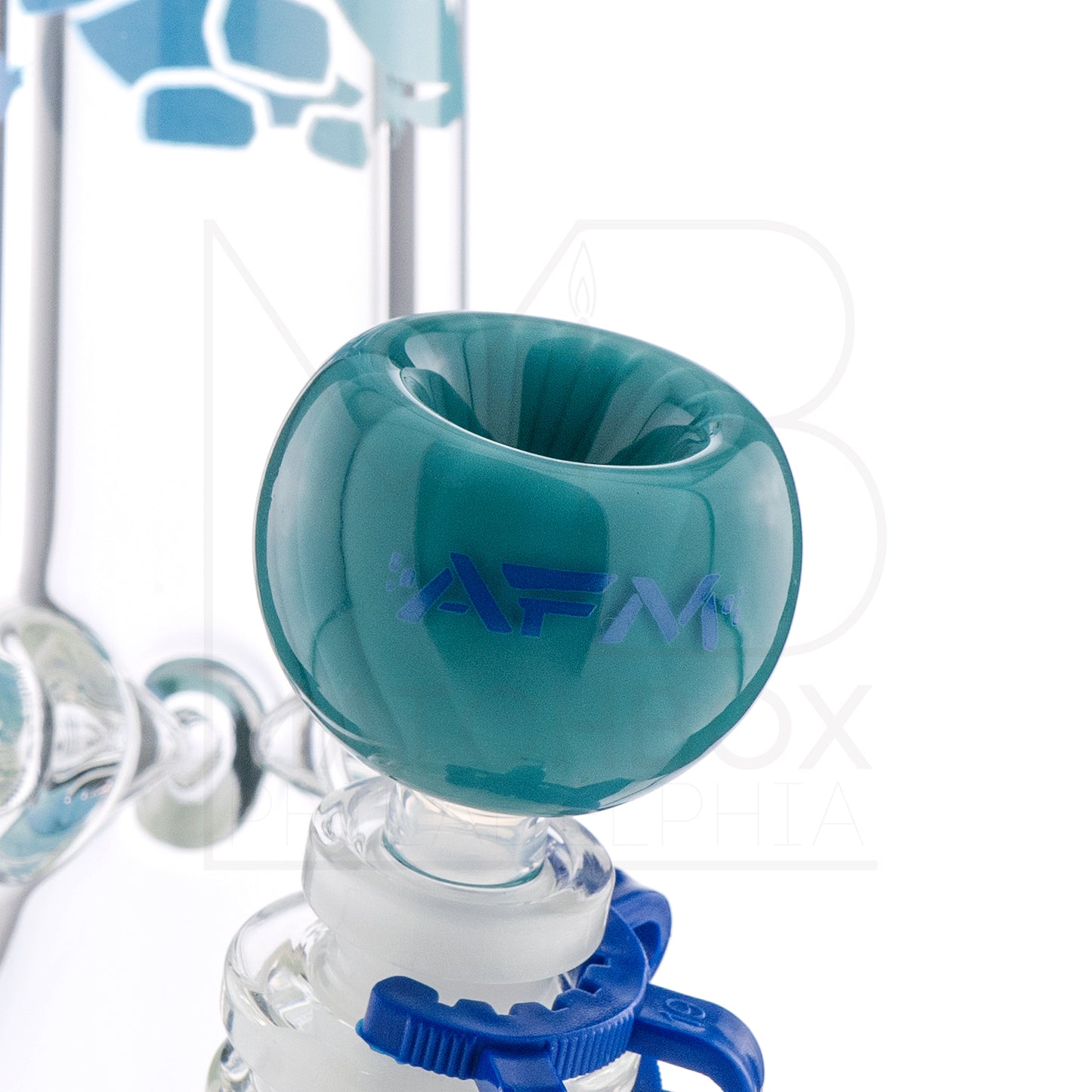 18" 9mm Gradient Beaker | Teal