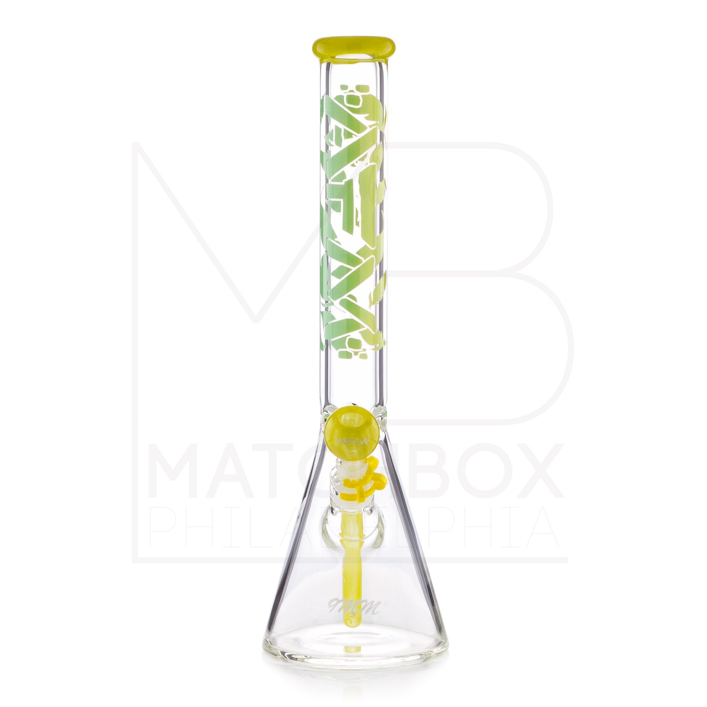 18" 9mm Gradient Beaker | Yellow