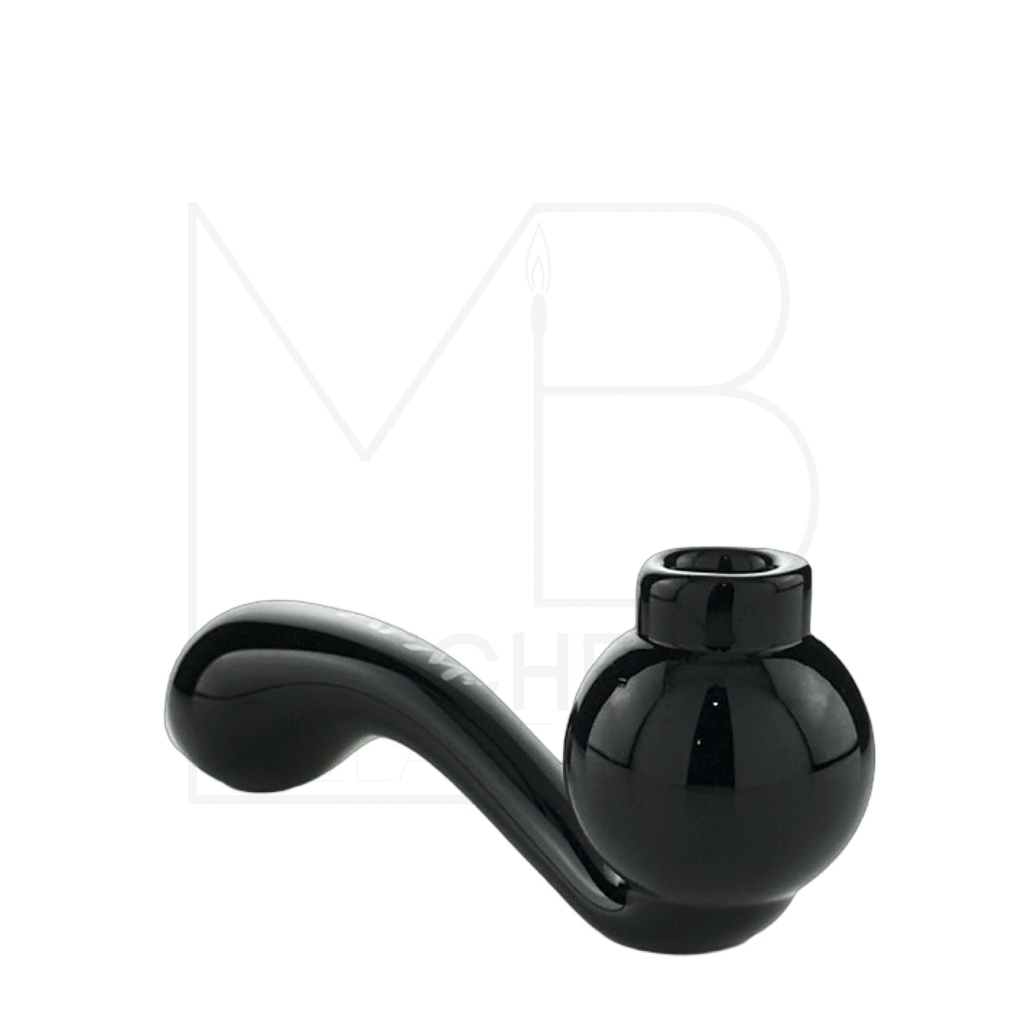 Screened Sherlock Pipe | Black