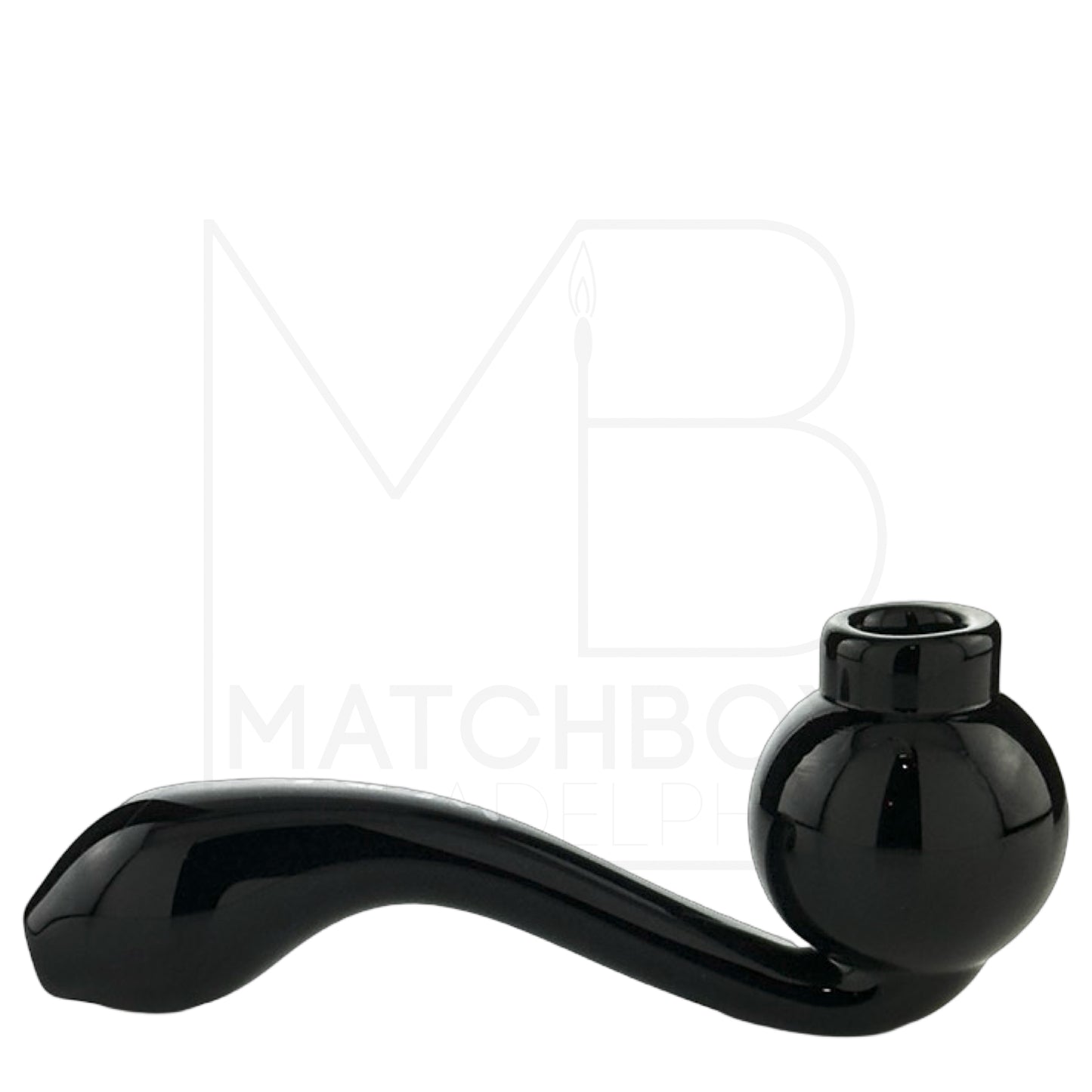 Screened Sherlock Pipe | Black