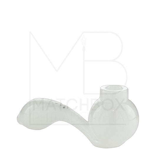 Screened Sherlock Pipe | White