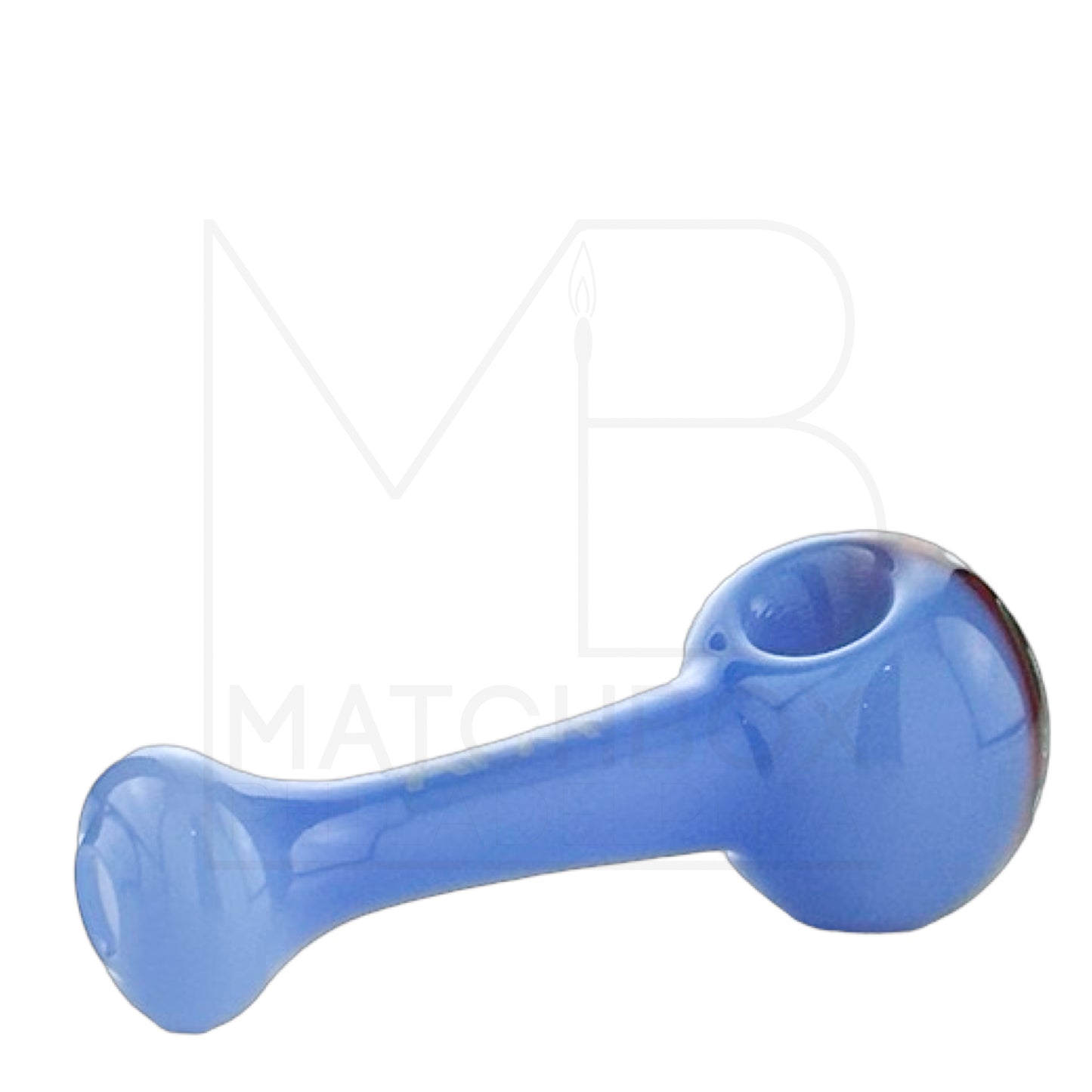 Worked Head Pipe | Light Blue