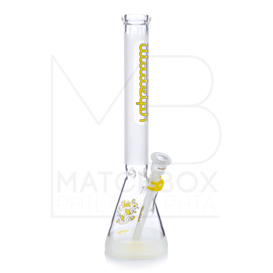 Frosted Skyline 19" Beaker | Yellow