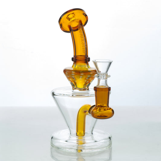 Fumed Flipped Beaker Rig | Amber