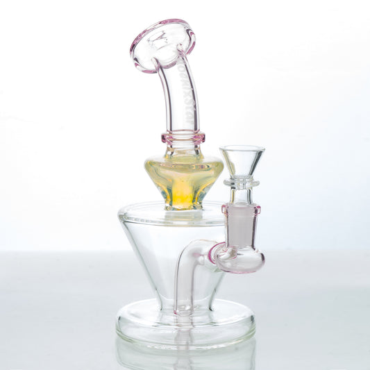 Fumed Flipped Beaker Rig | Pink