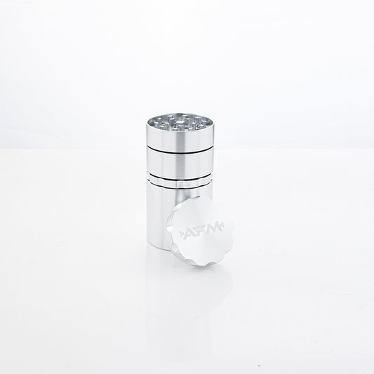 4 Piece Stash Grinder | Silver