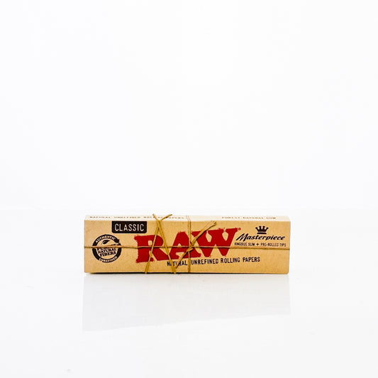 RAW Masterpiece King Size Rolling Papers + Tips