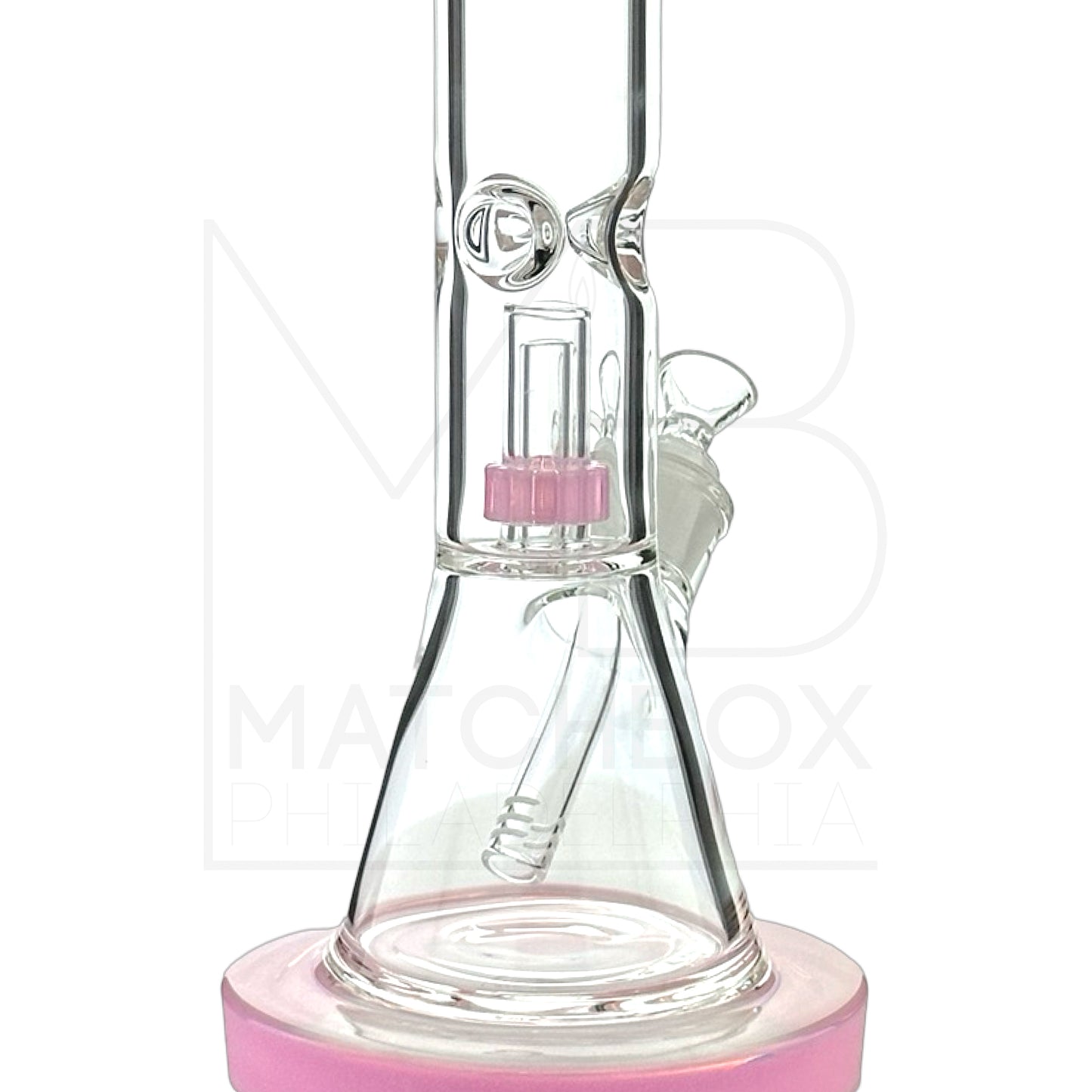 15" Showerhead 9mm Beaker | Pink