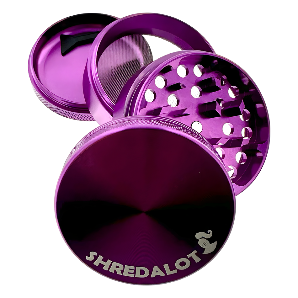 50mm 4 Piece Grinder | Purple