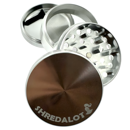 50mm 4 Piece Grinder | Silver