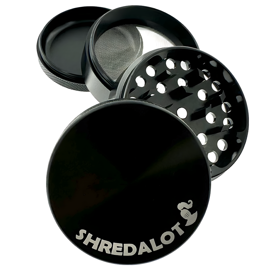 60mm 4 Piece Grinder | Black