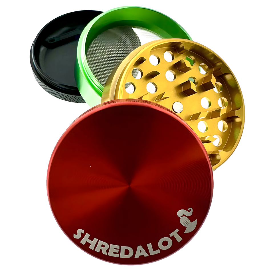 50mm 4 Piece Grinder | Rasta