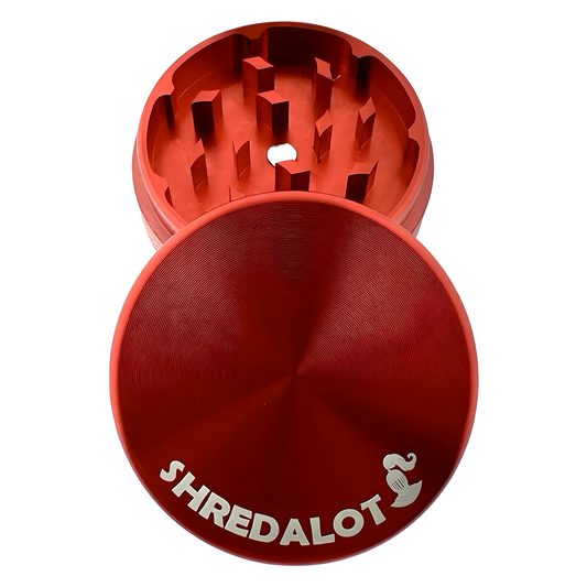 60mm 2 Piece Grinder | Red