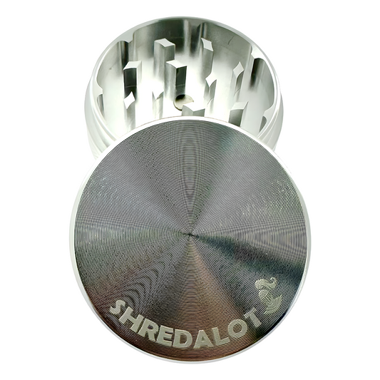 60mm 2 Piece Grinder | Silver