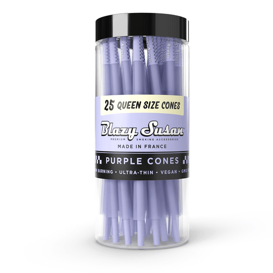 Queen Size 25pk Cones | Purple