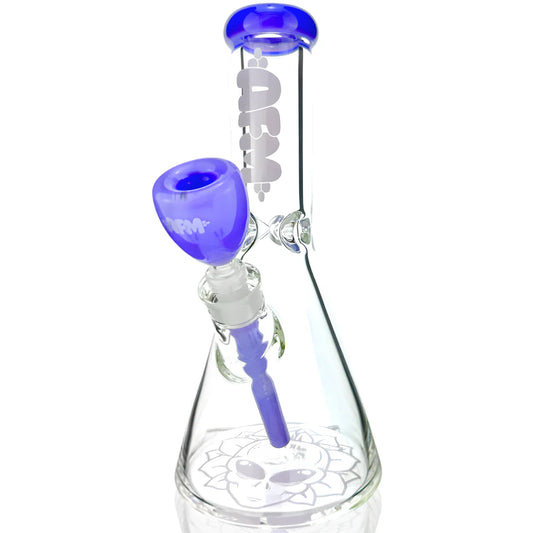 12” Mini 9mm Beaker | Purple