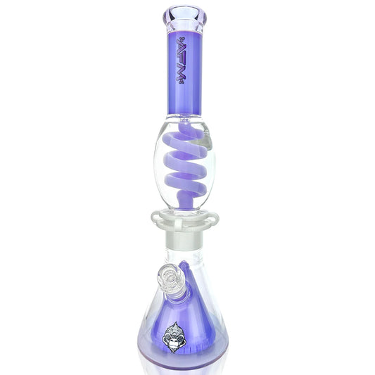 16" Pyramid Coil Beaker | Purple