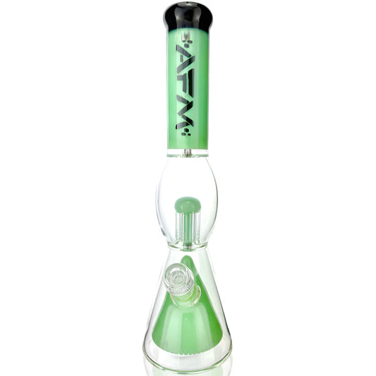 16" UFO Pyramid Tree Beaker | Seafoam & Black