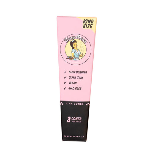 King Size Cones 3pk. | Pink