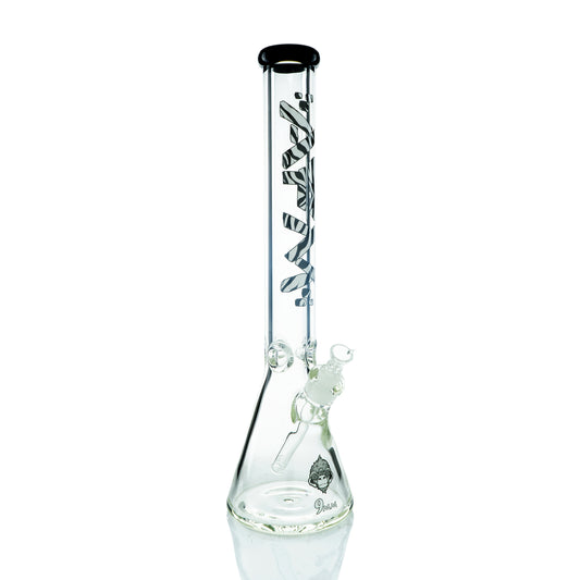 18" Zebra Color Lip Beaker 9MM