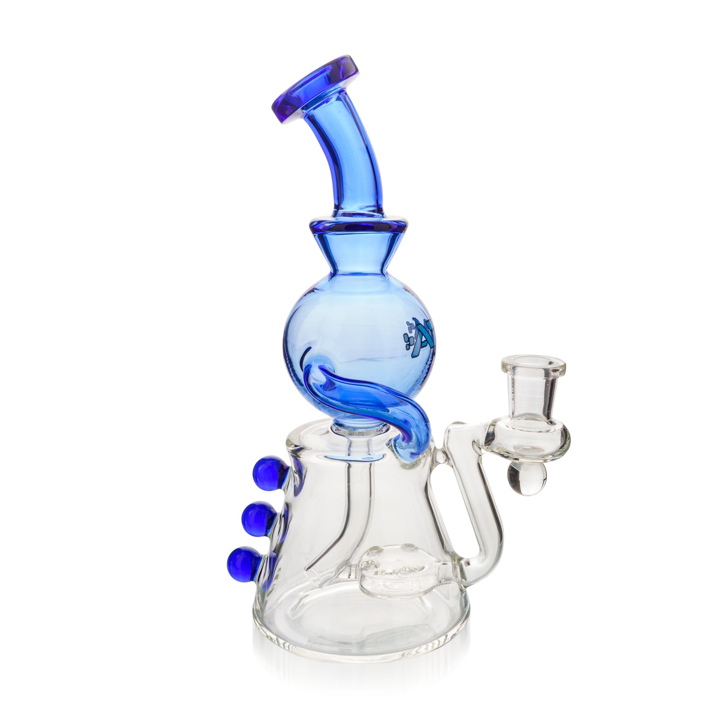 Bubble Head Recycler | Blue