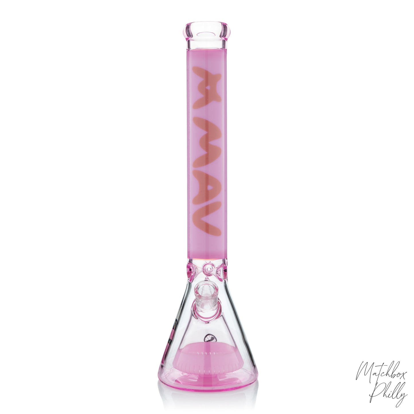 18" Pink/Rose Manhattan Beaker