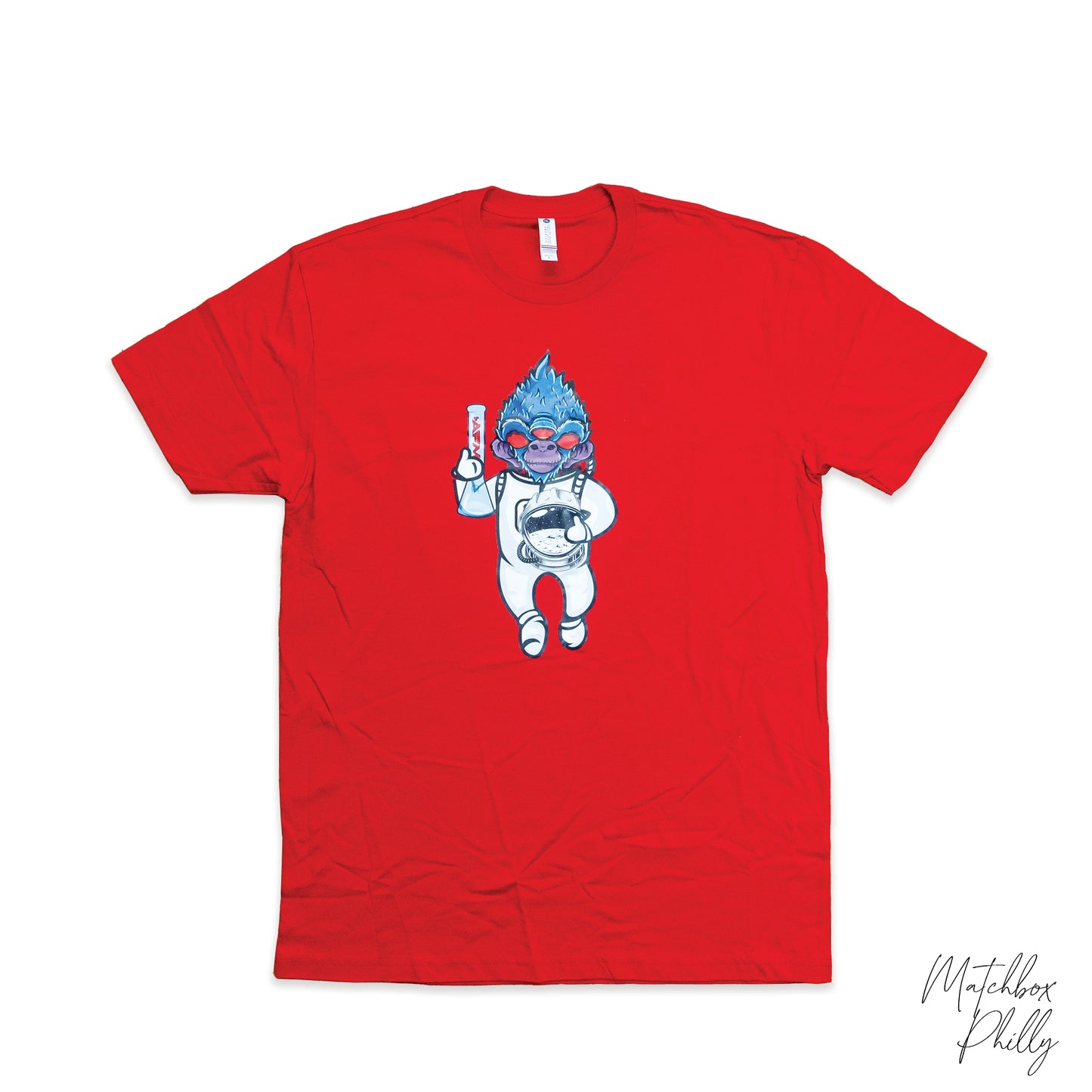 Red Alien Flower Monkey Tee (L)