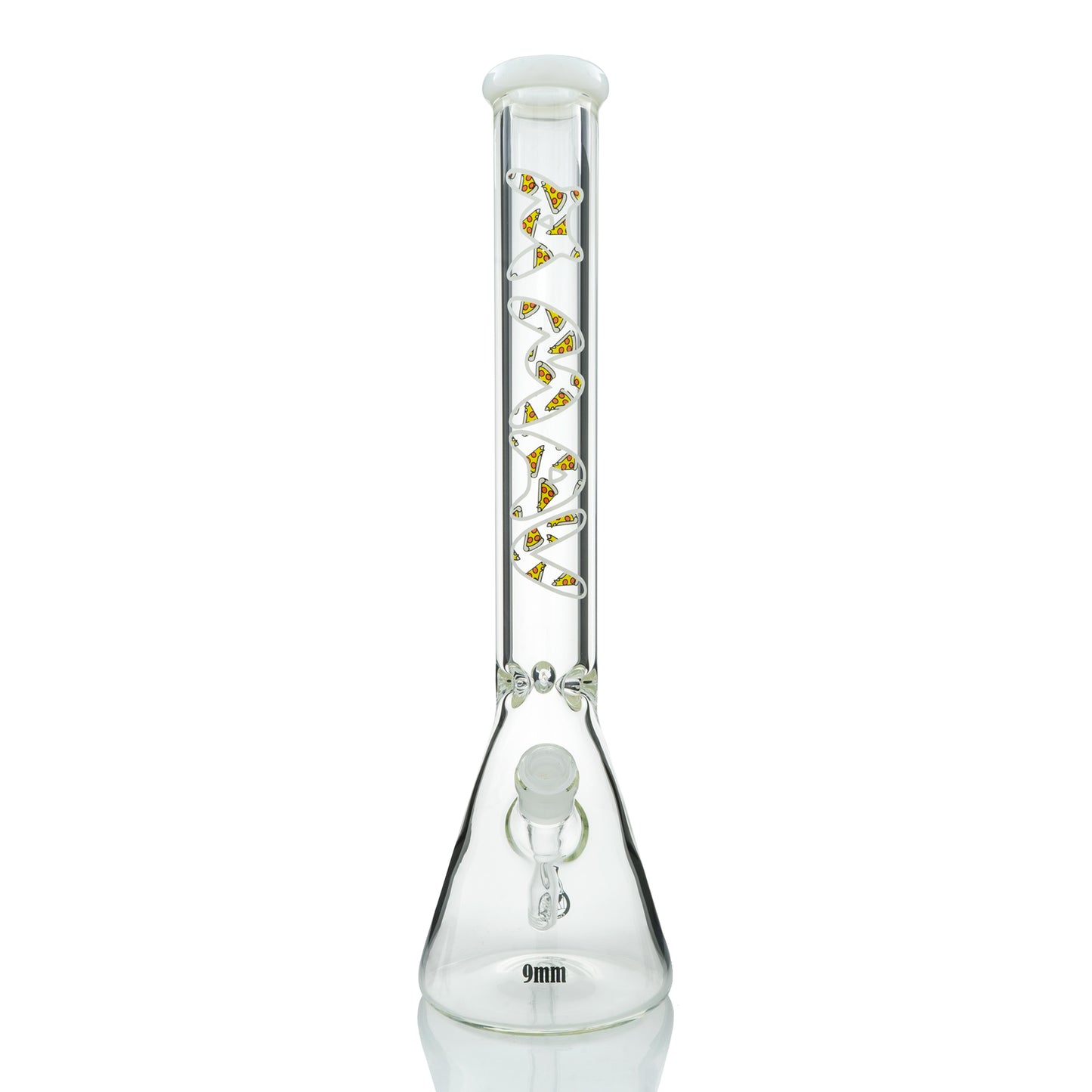 18" 9MM Pizza Logo Beaker