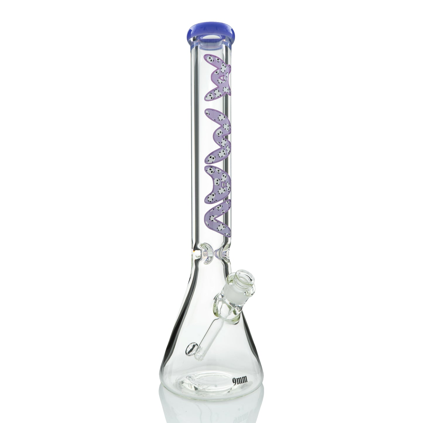 18" 9MM Panda Logo Beaker