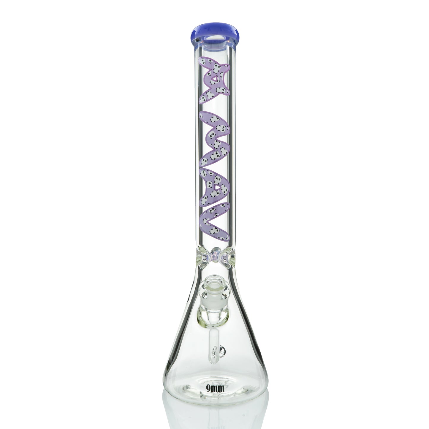 18" 9MM Panda Logo Beaker