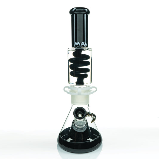 14" Pyramid Coil Beaker | Black