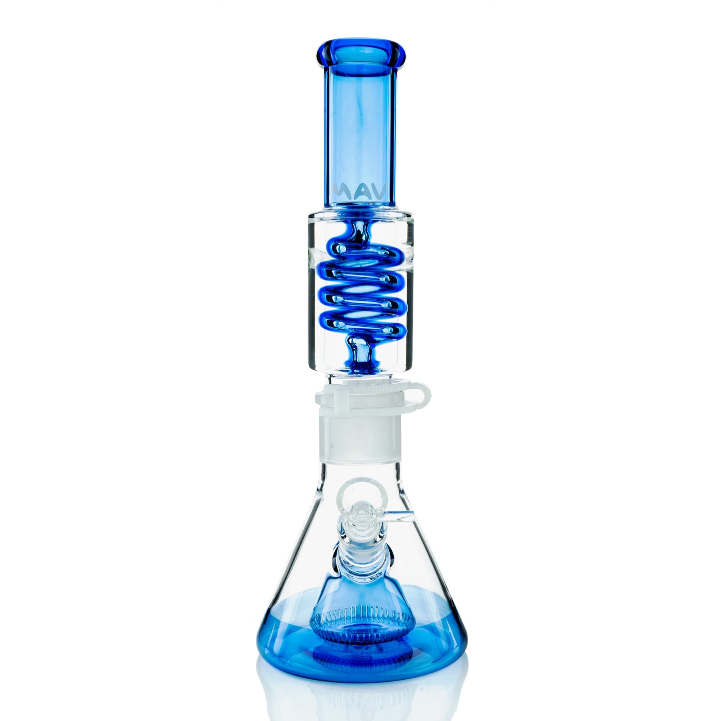 14" Pyramid Coil Beaker | Blue