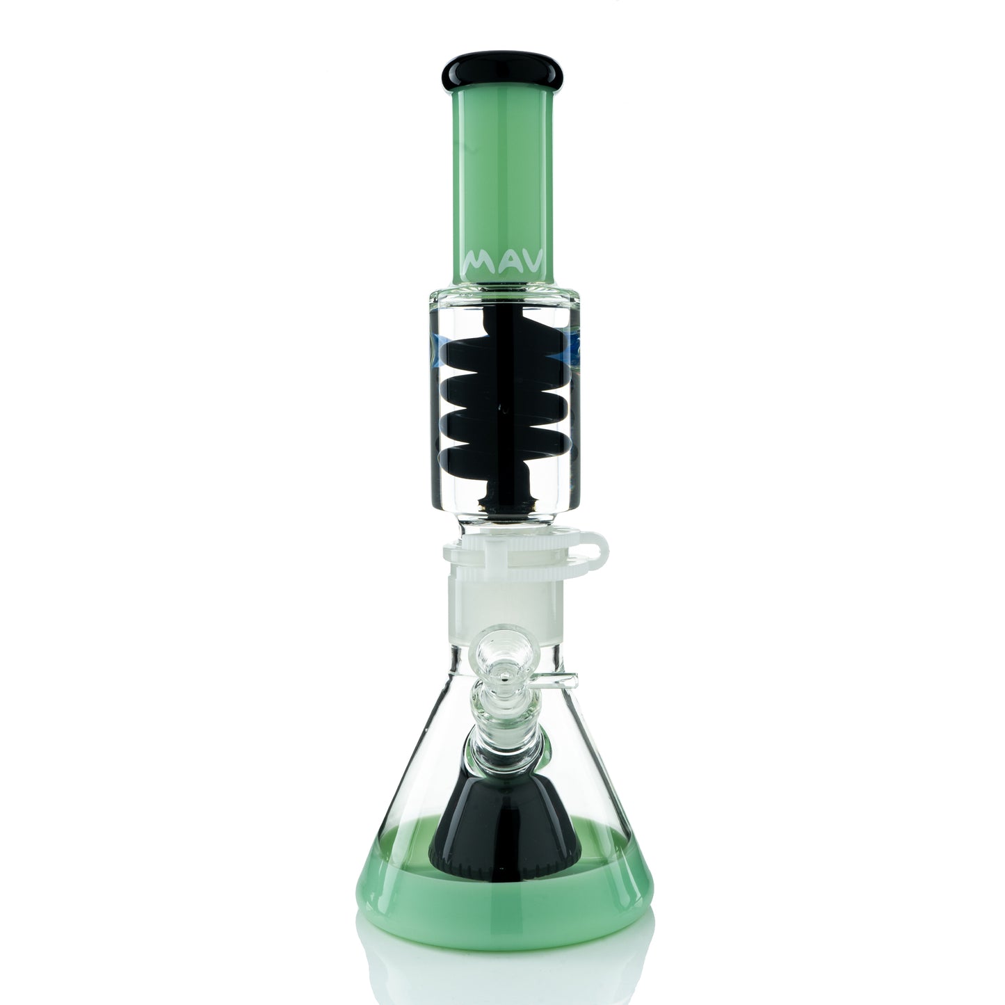 14" Pyramid Coil Beaker | Foam & Black