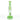 14" Pyramid Coil Beaker | Slime Green