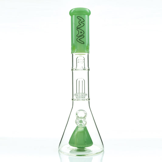 15" UFO Pyramid Beaker | Seafoam