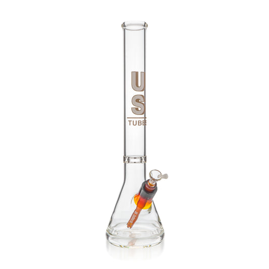 18" Constriction Pinch Beaker | Amber