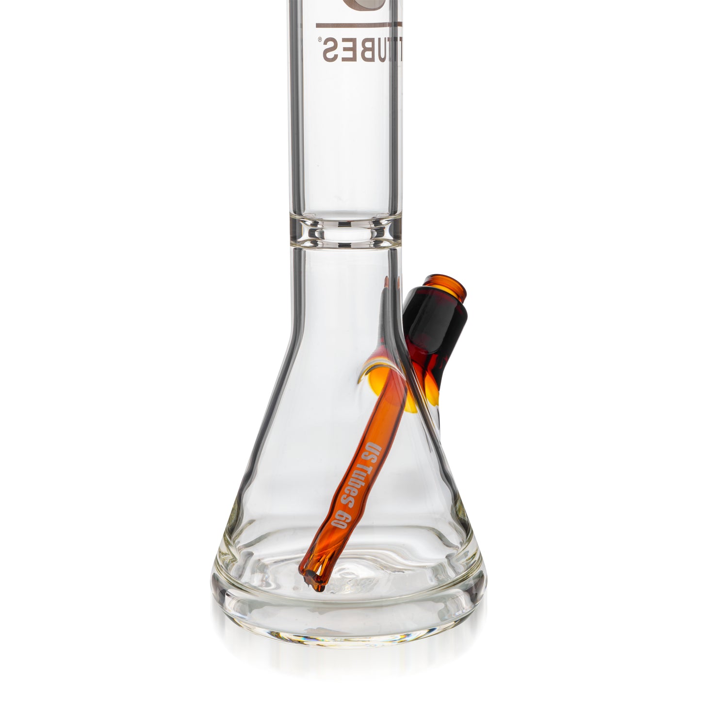 18" Constriction Pinch Beaker | Amber