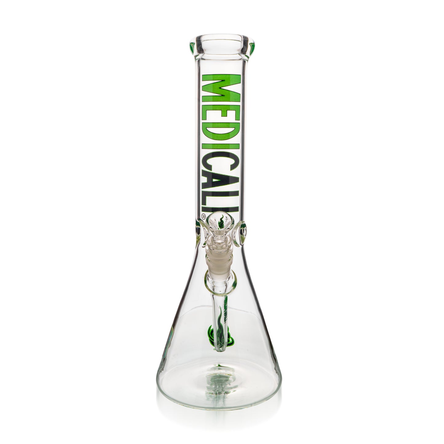 14" Block Label Beaker | Green