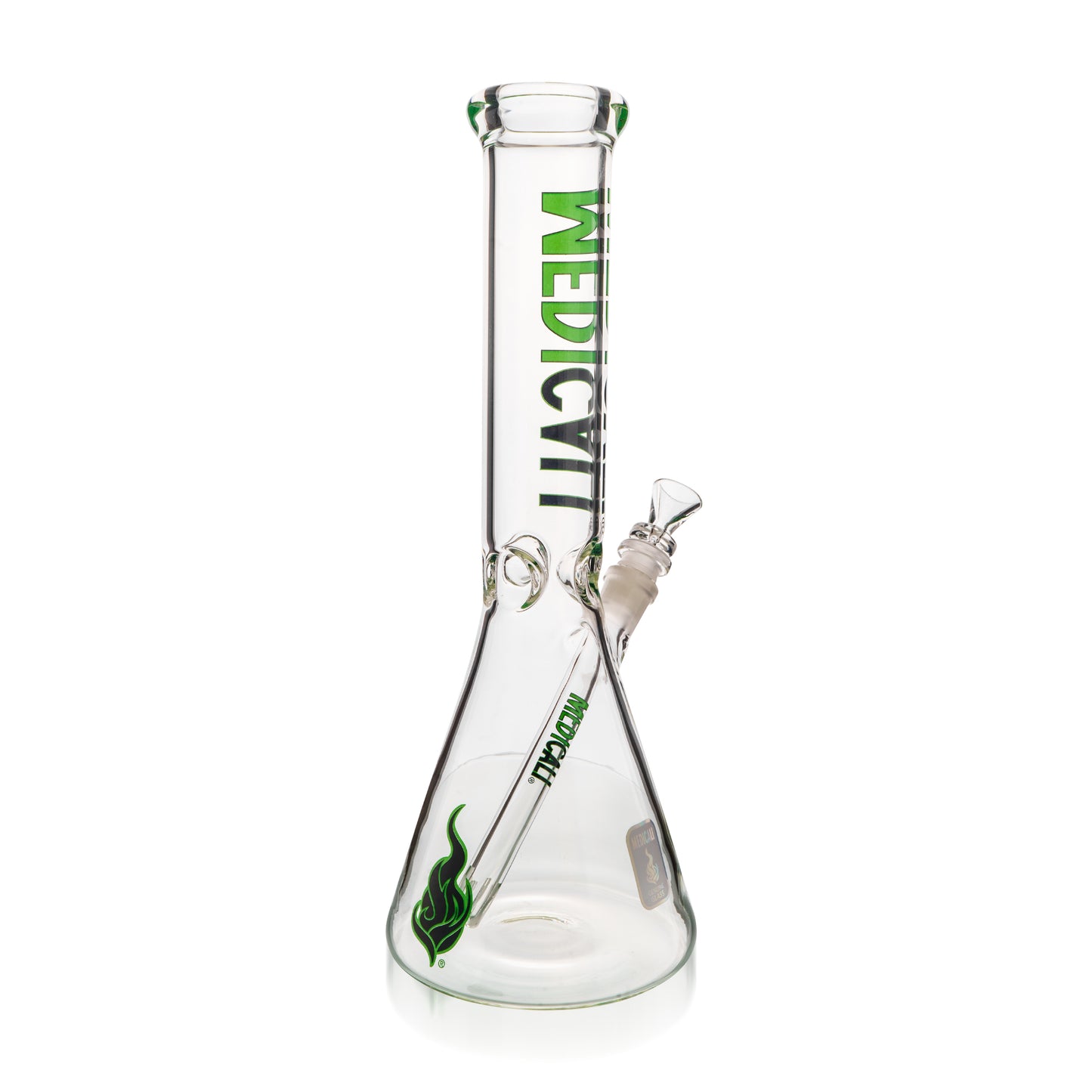 14" Block Label Beaker | Green