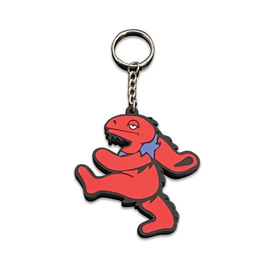 Red Dancing Dino Keychain