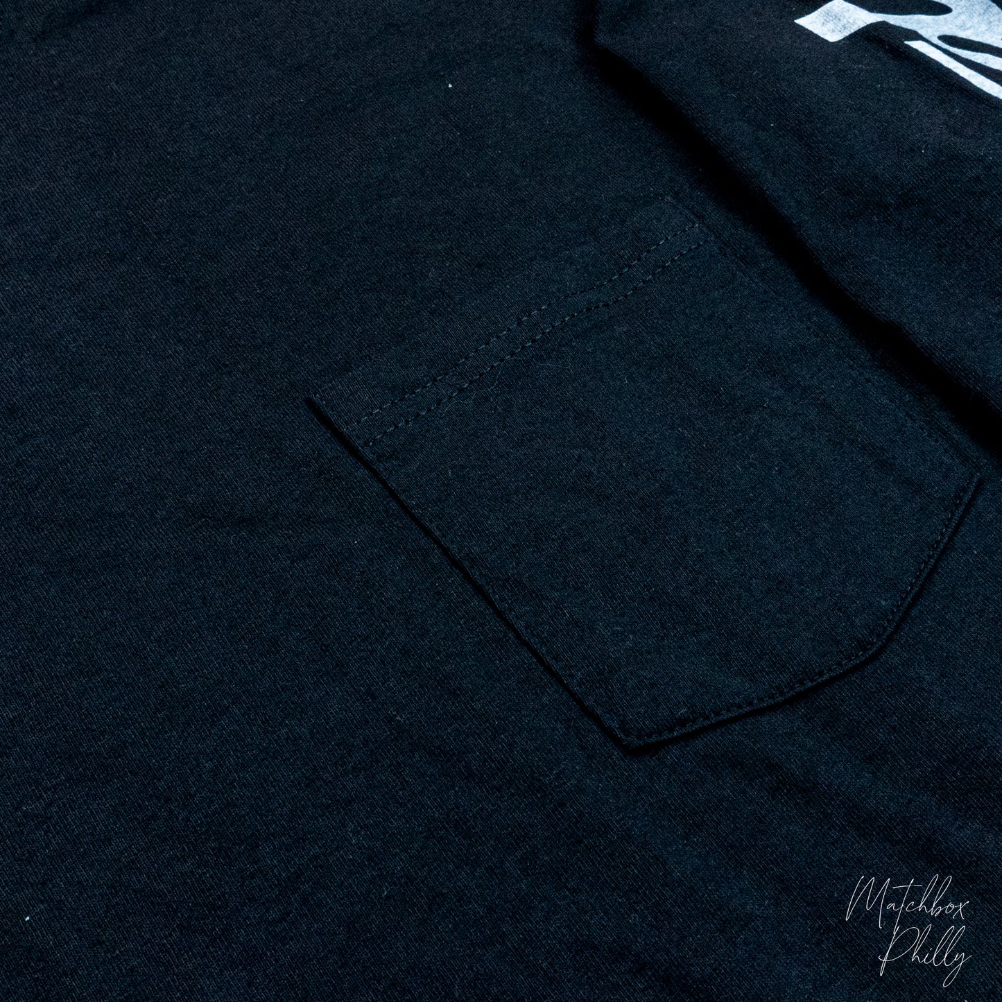 Black Long Sleeve Pocket Tee (XL)