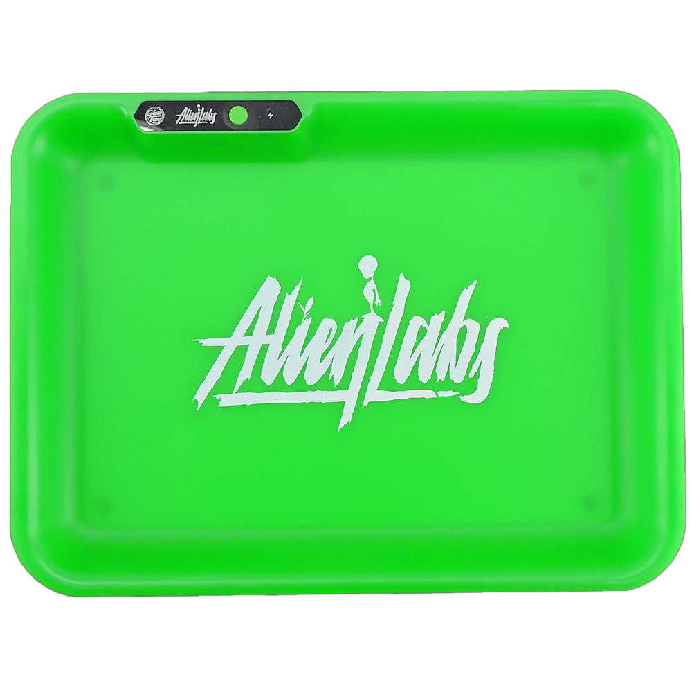 LED Glow Rolling Tray | Green