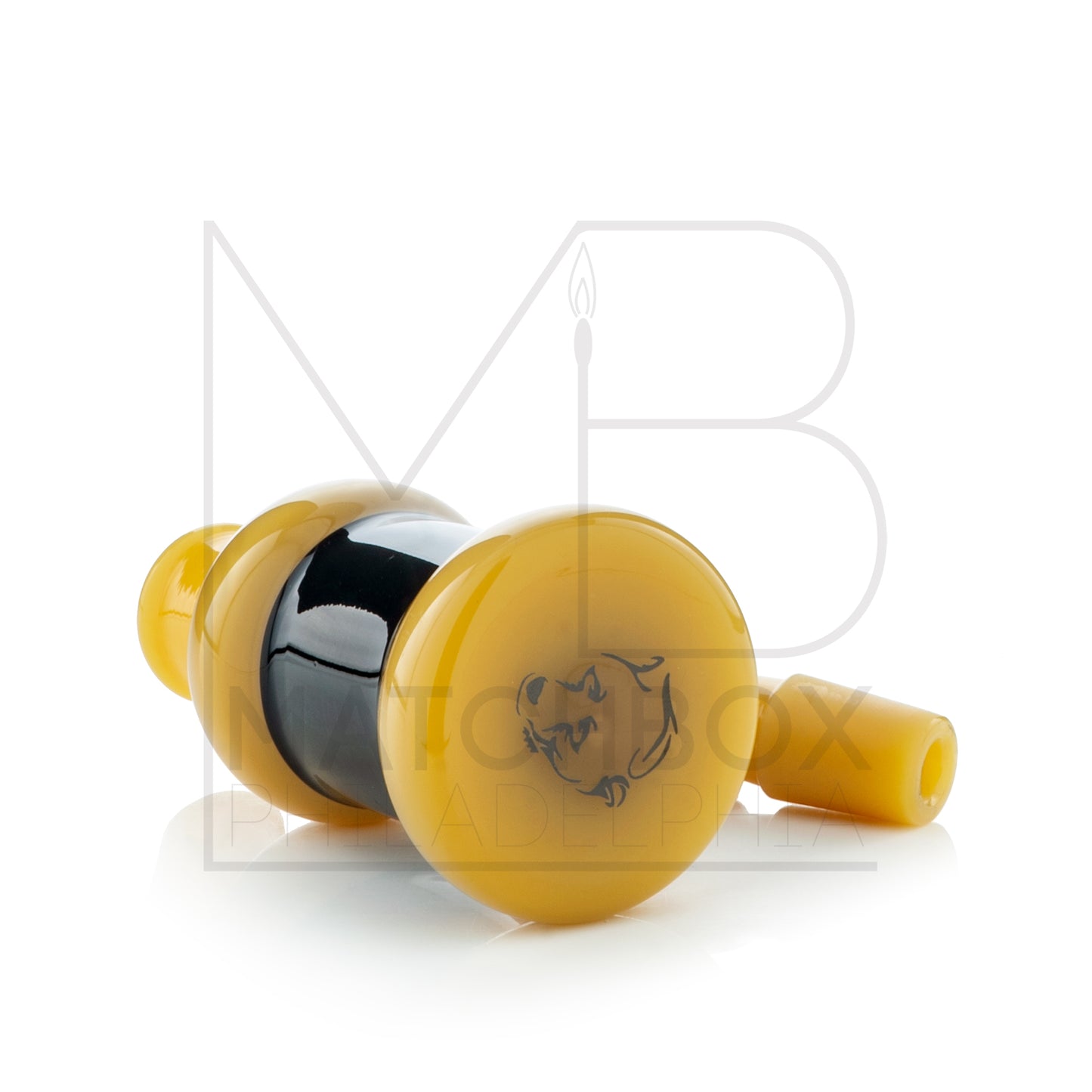 14mm Dry Catcher 45° | Butter & Black