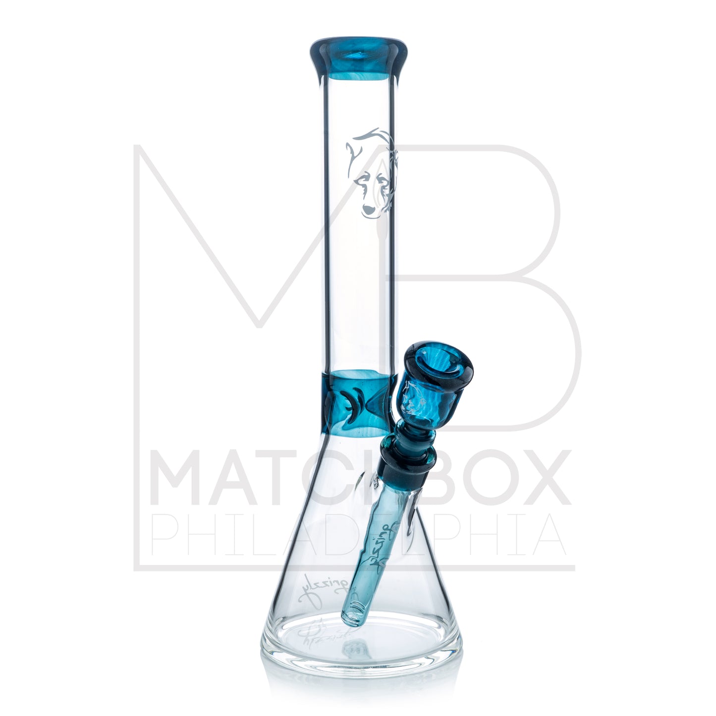 14" 45mm Color Beaker | Blue