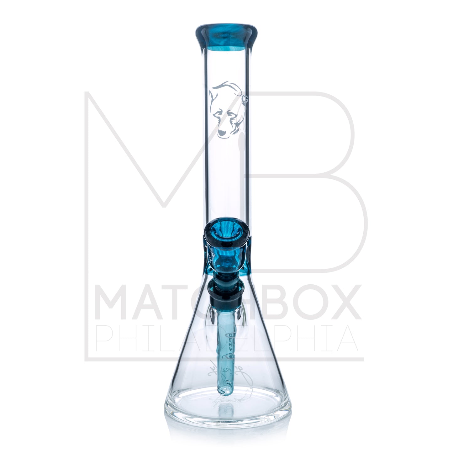 14" 45mm Color Beaker | Blue