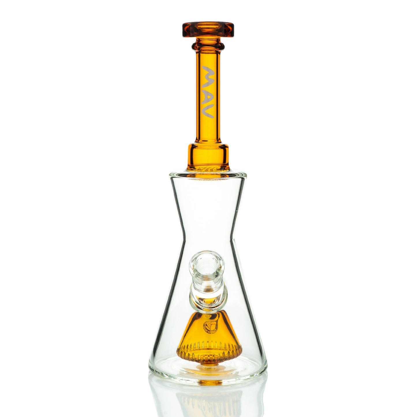 Pyramid Hourglass Tube | Amber