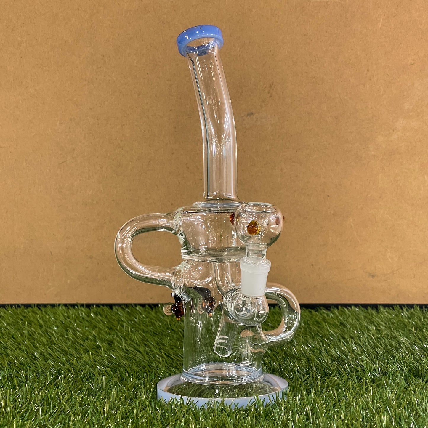 Bumble Bee Recycler | Milk Blue